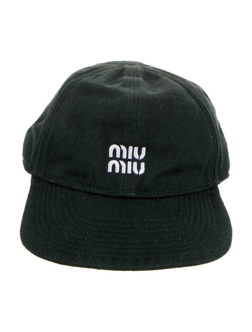 Miu Miu logo baseball cap
