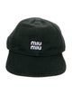Miu Miu logo baseball cap