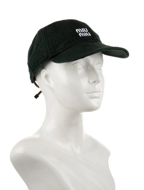 Miu Miu logo baseball cap
