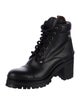 Miu Miu Leather Combat Boots