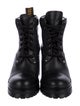 Miu Miu Leather Combat Boots