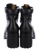 Miu Miu Leather Combat Boots