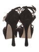 Miu Miu Suede T-Strap Sandals
