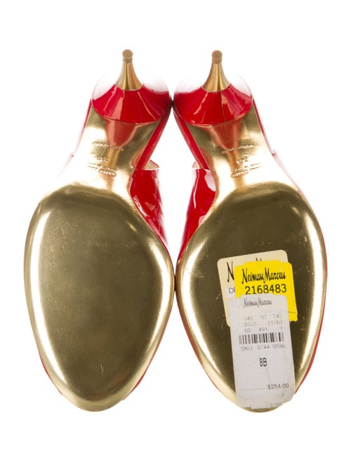 Miu Miu Patent Leather Slingback Pumps