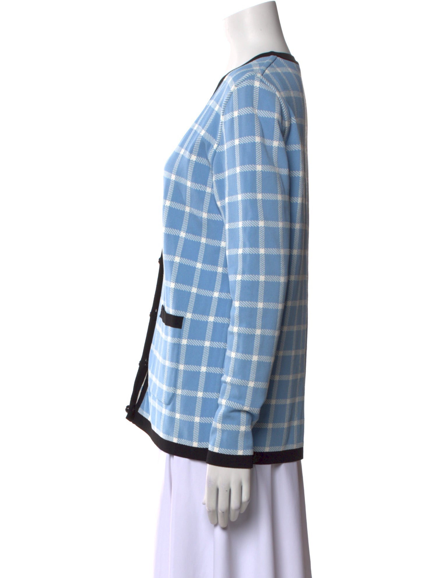 Miu Miu 2021 Plaid Print Sweater