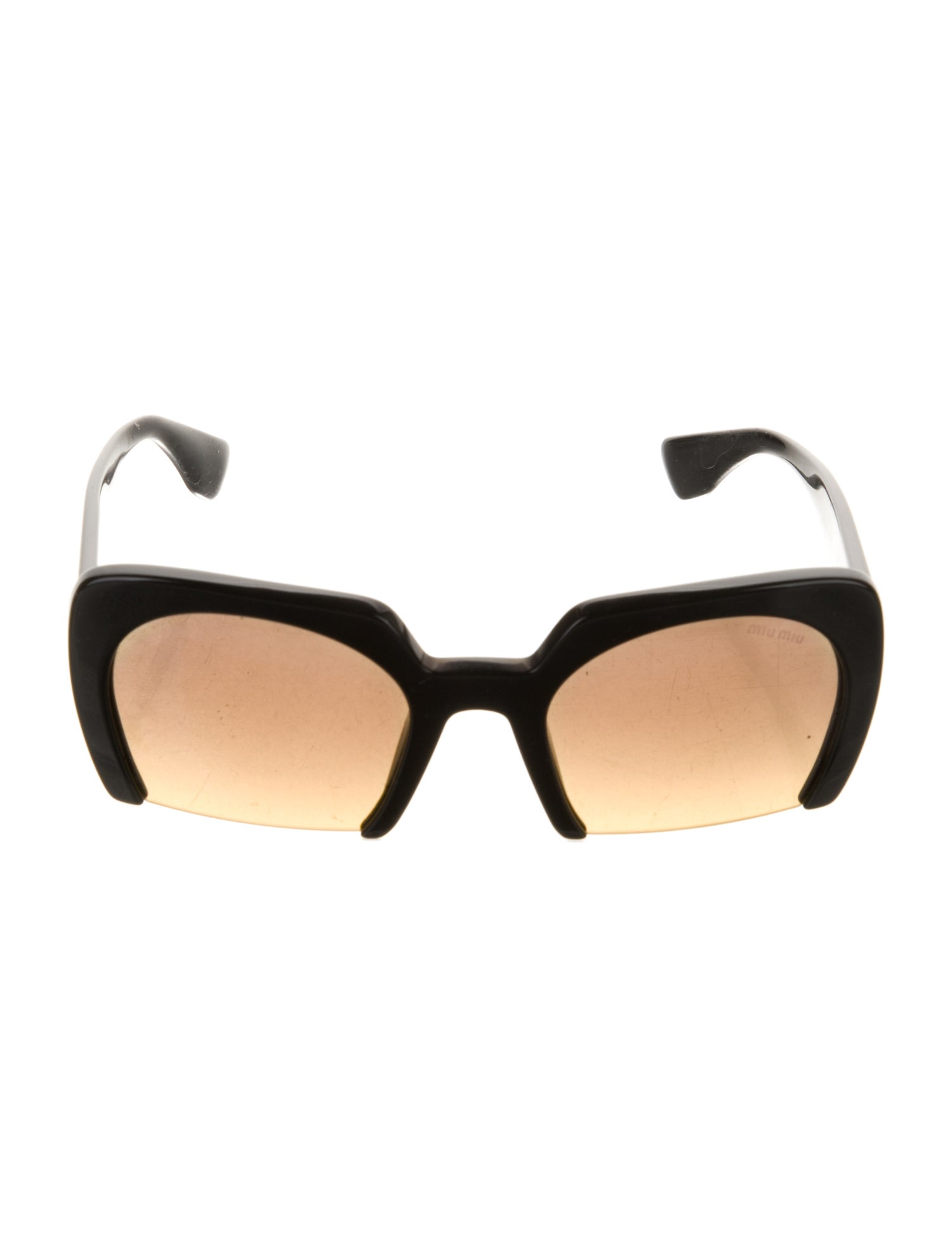 Miu Miu Square Gradient Sunglasses