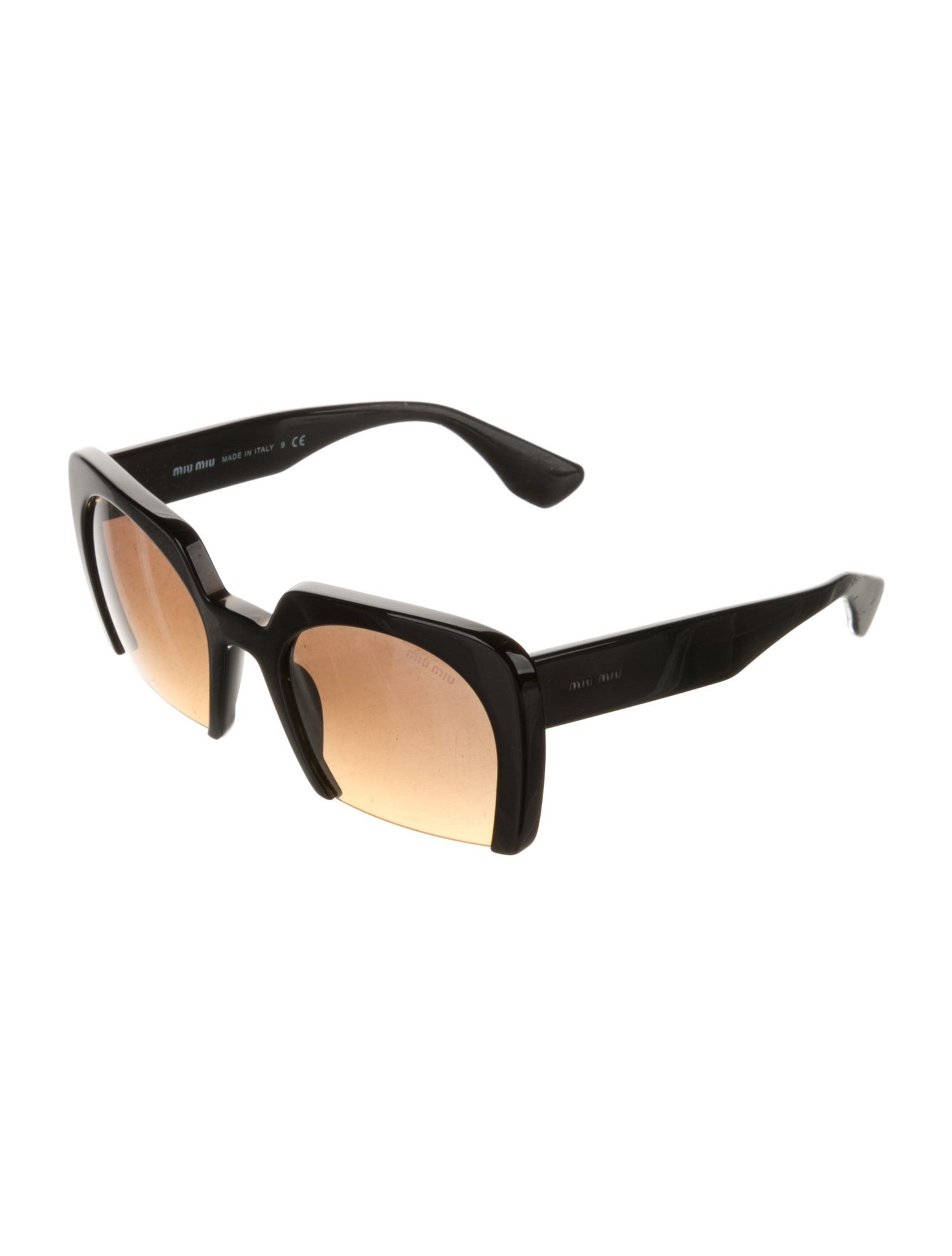 Miu Miu Square Gradient Sunglasses