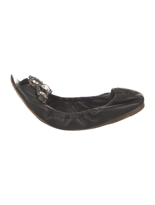 Miu Miu Leather Ballet Flats