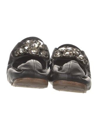Miu Miu Leather Ballet Flats