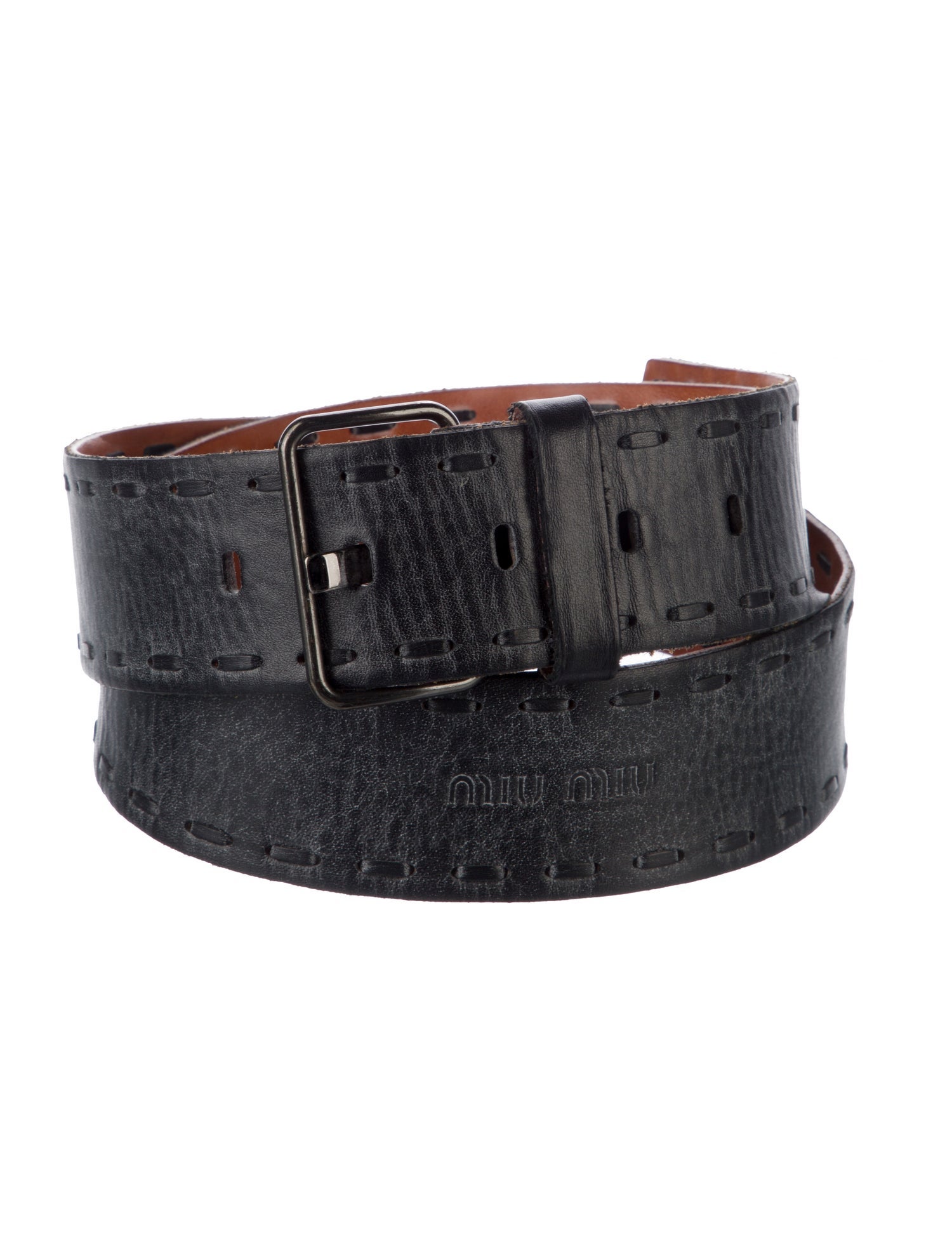 Miu Miu Leather Waist Belt