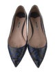 Miu Miu Leather Printed Flats