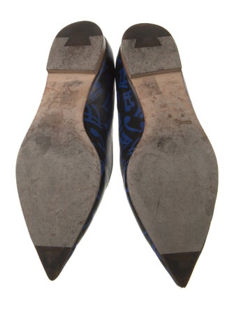 Miu Miu Leather Printed Flats