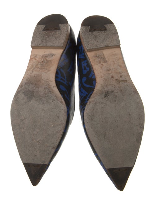 Miu Miu Leather Printed Flats