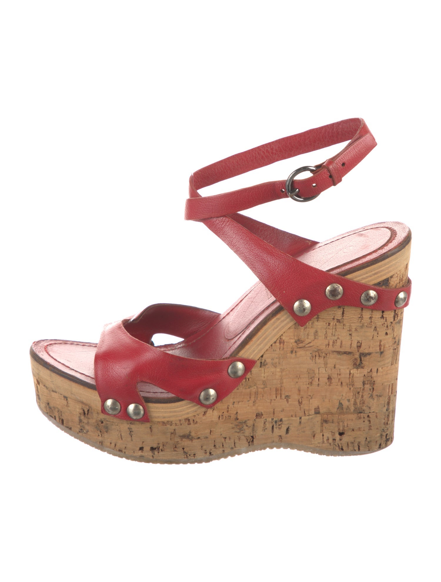 Miu Miu Leather Sandals