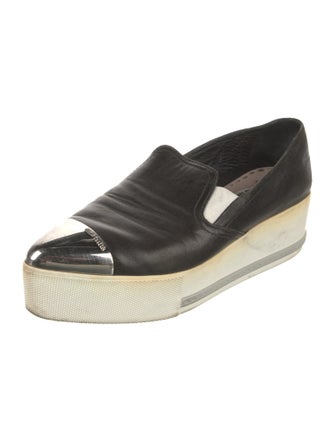 Miu Miu Leather Loafers