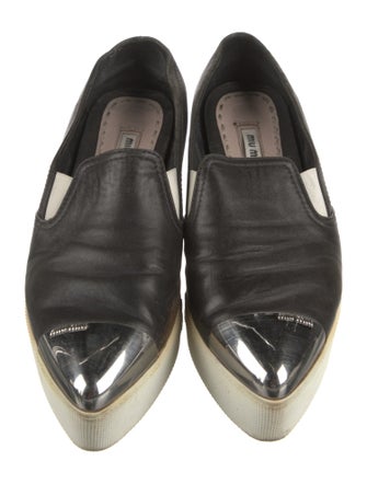 Miu Miu Leather Loafers