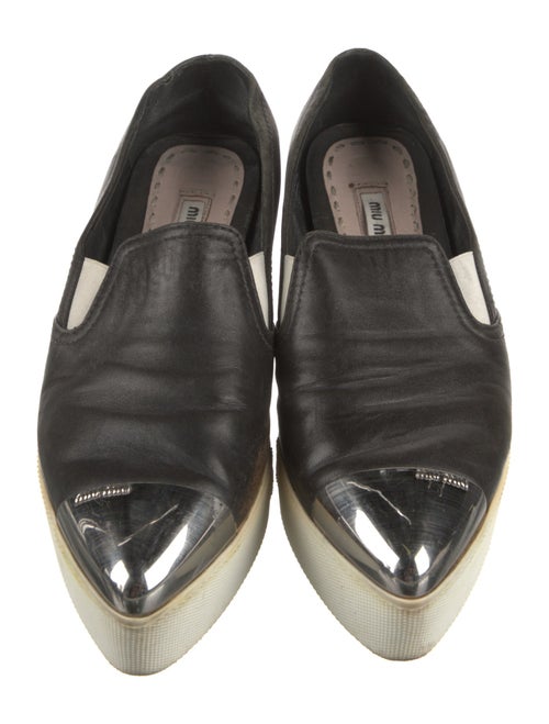 Miu Miu Leather Loafers