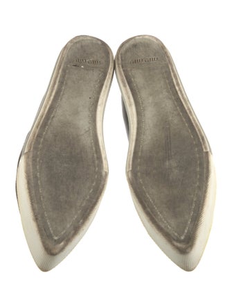 Miu Miu Leather Loafers