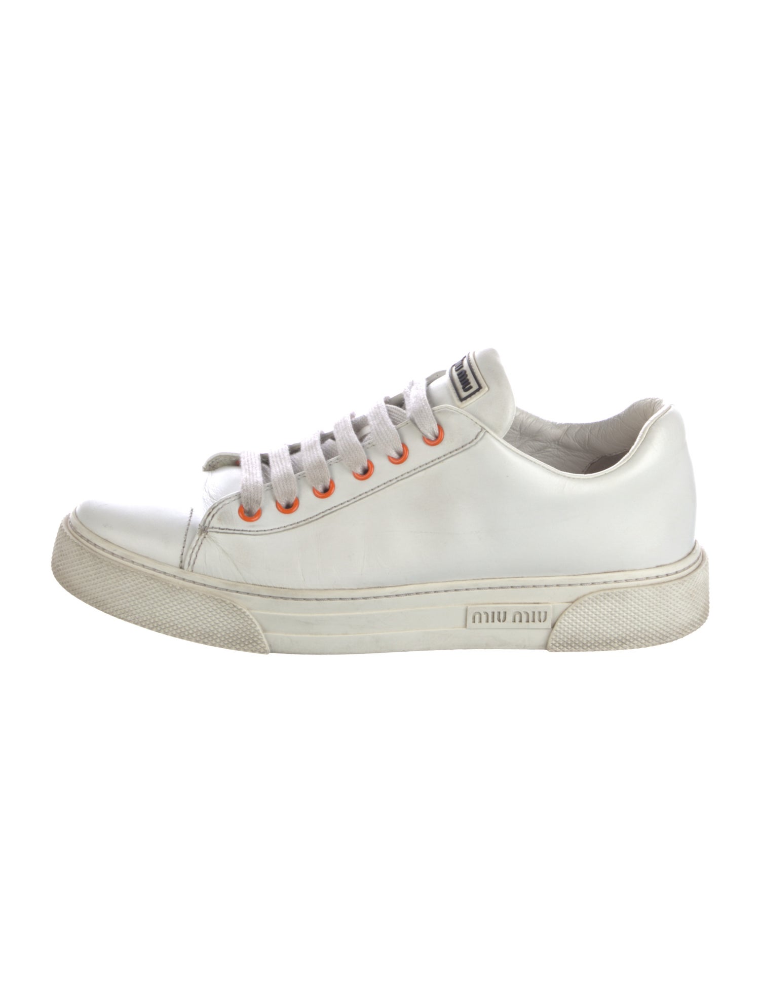 Miu Miu Leather Sneakers