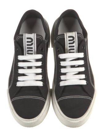 Miu Miu Canvas Sneakers