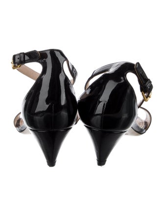 Miu Miu Patent Leather Sandals