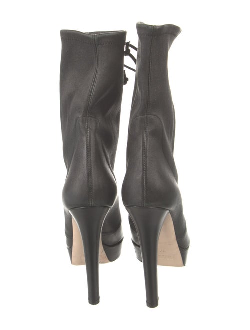Miu Miu Leather Lace-Up Boots