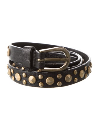 Miu Miu Skinny Leather Belt