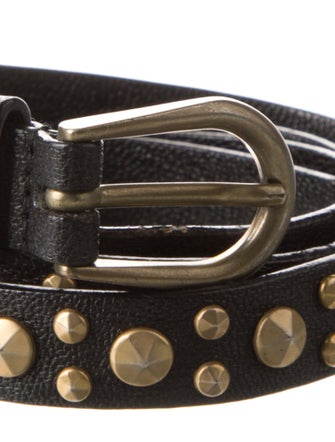 Miu Miu Skinny Leather Belt
