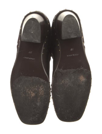 Miu Miu Suede Studded Accents Riding Boots