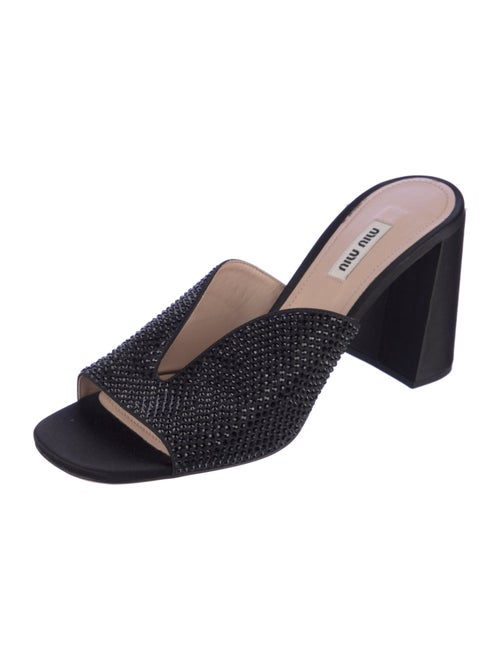 Miu Miu Satin Slides