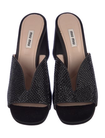 Miu Miu Satin Slides