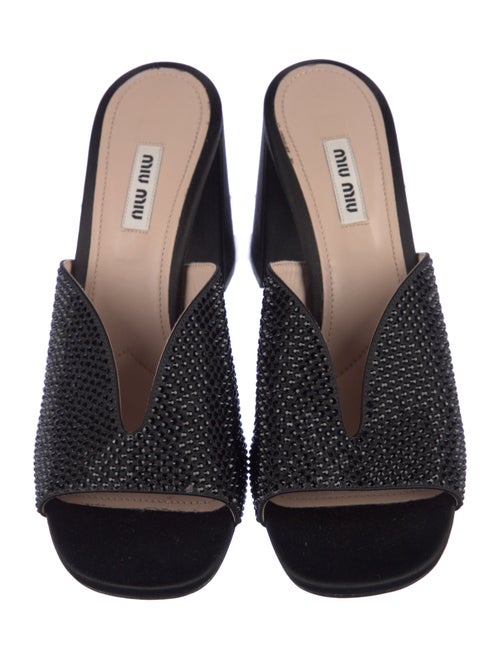 Miu Miu Satin Slides