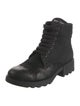 Miu Miu Leather Combat Boots