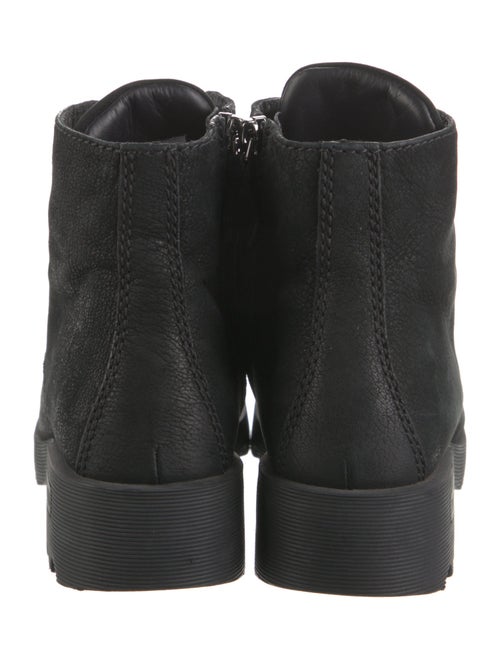 Miu Miu Leather Combat Boots