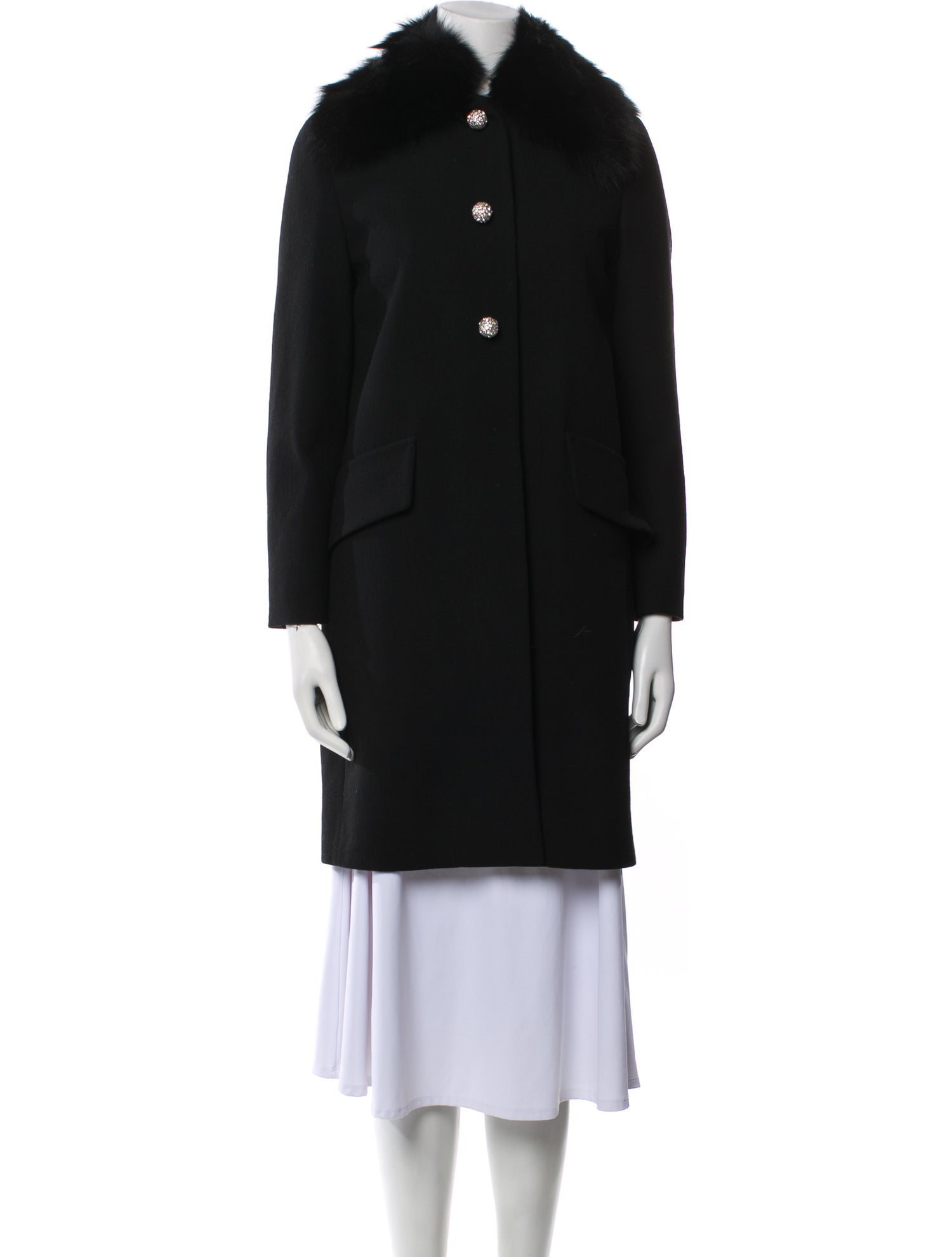 Miu Miu 2019 Virgin Wool Fur Coat