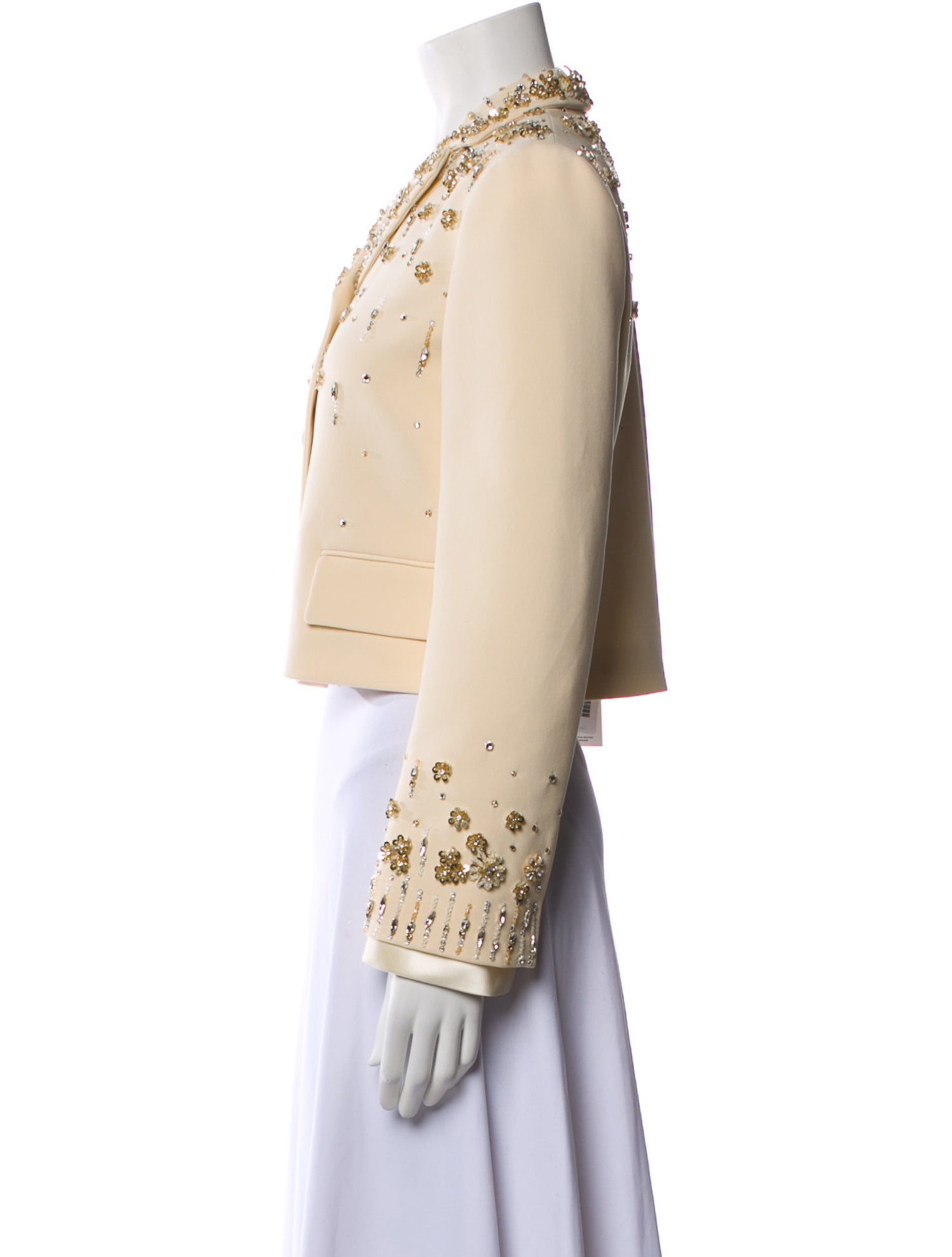 Miu Miu 2022 Floral Print Evening Jacket w/ Tags