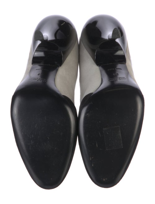 Miu Miu Suede Colorblock Pattern Pumps