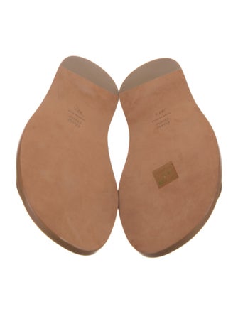 Miu Miu Straw Printed Slides