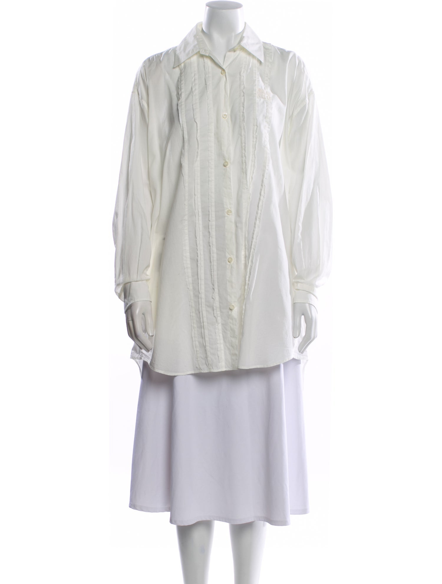 Miu Miu 2024 Long Sleeve Button-Up Top