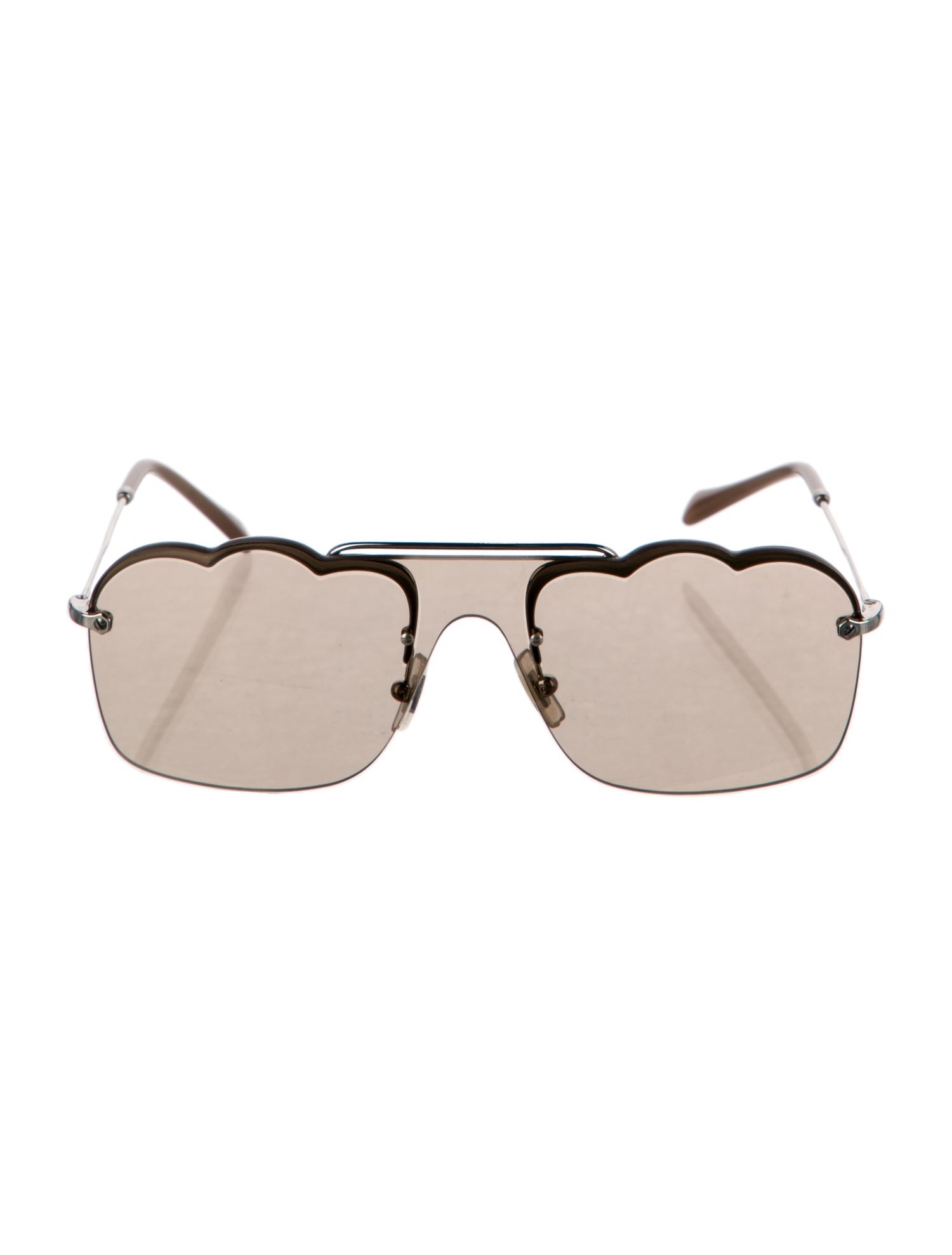 Miu Miu Square Tinted Sunglasses
