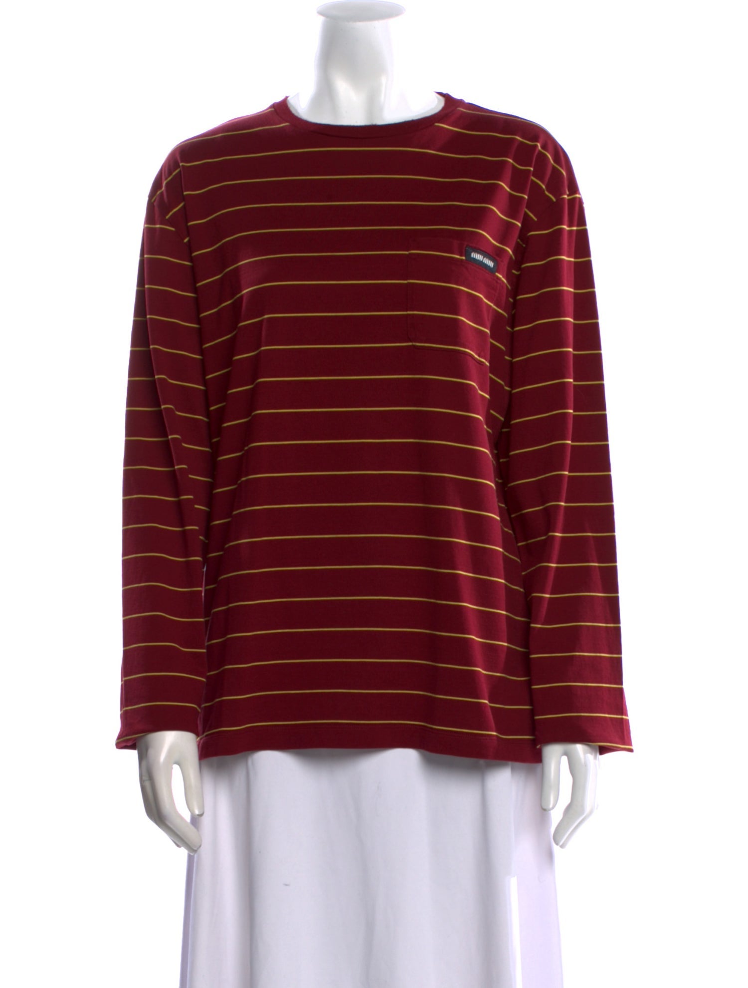 Miu Miu 2024 Striped Sweatshirt