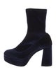 Miu Miu Velvet Sock Boots