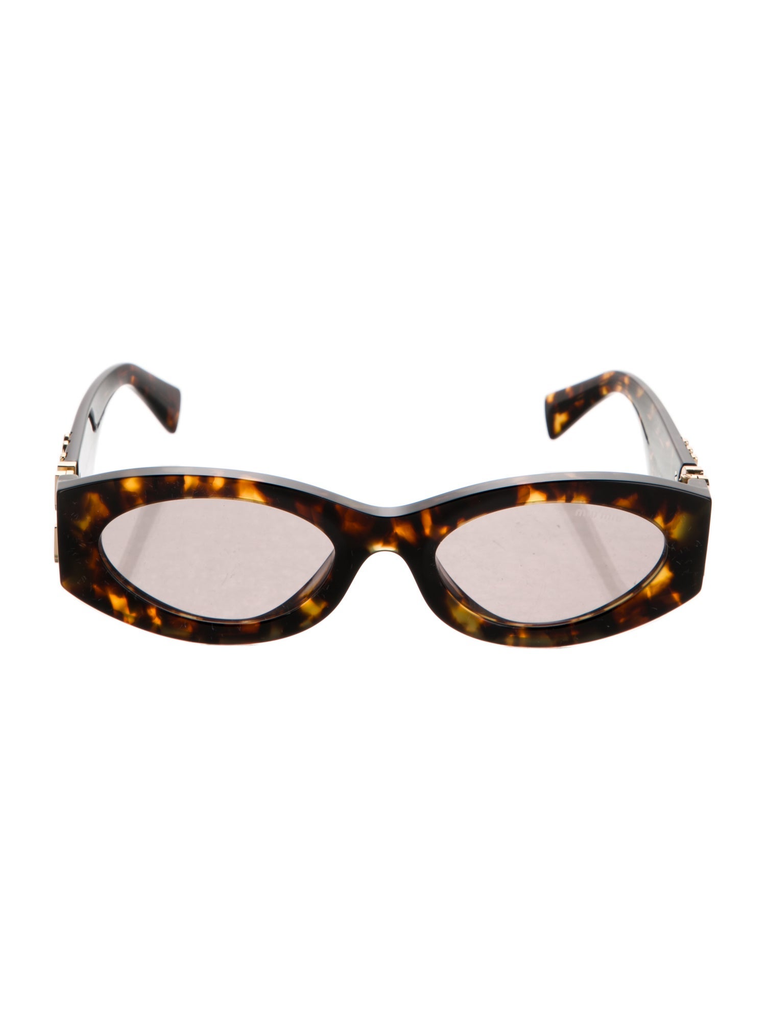 Miu Miu Round Tinted Sunglasses