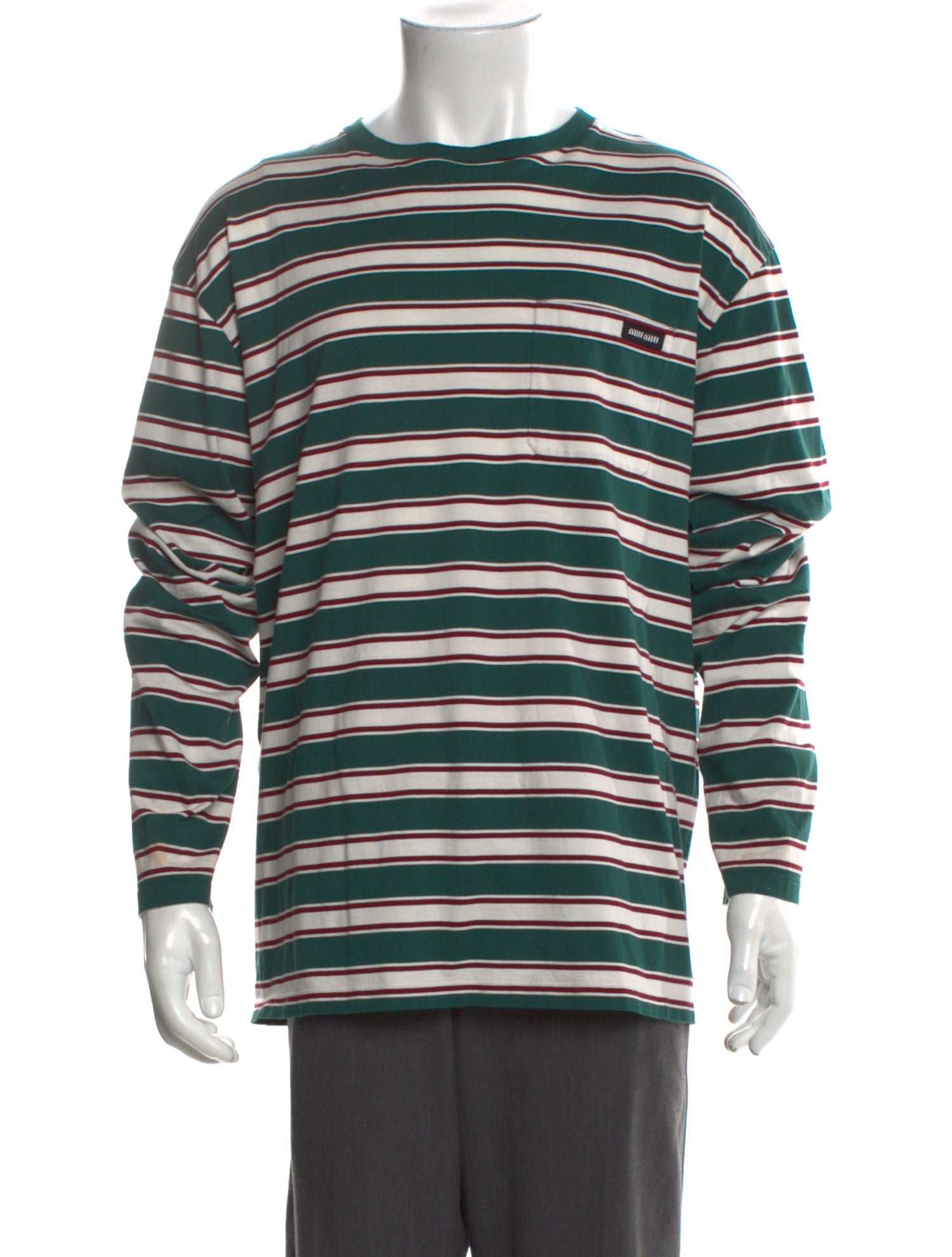 Miu Miu 2024 Striped T-Shirt