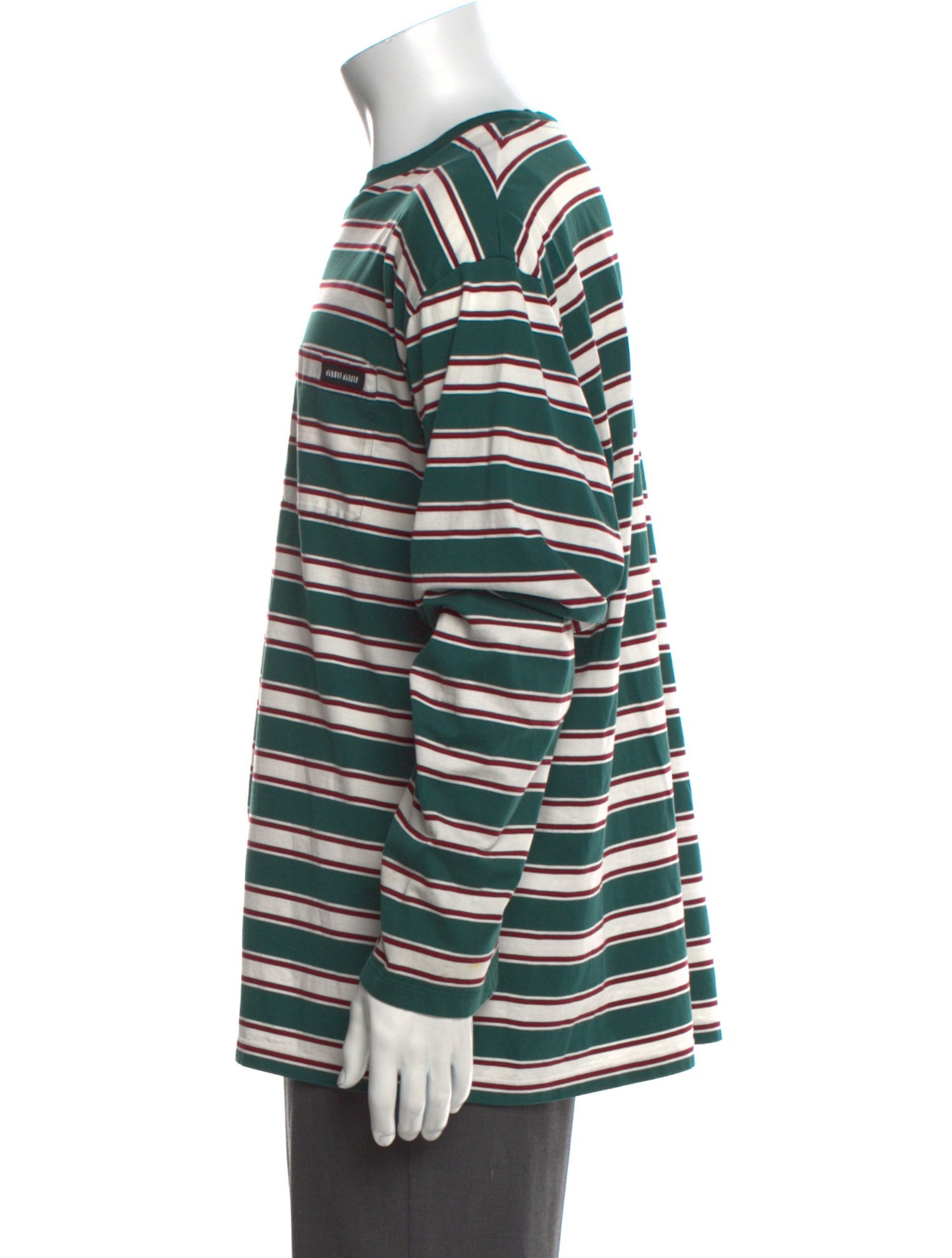 Miu Miu 2024 Striped T-Shirt