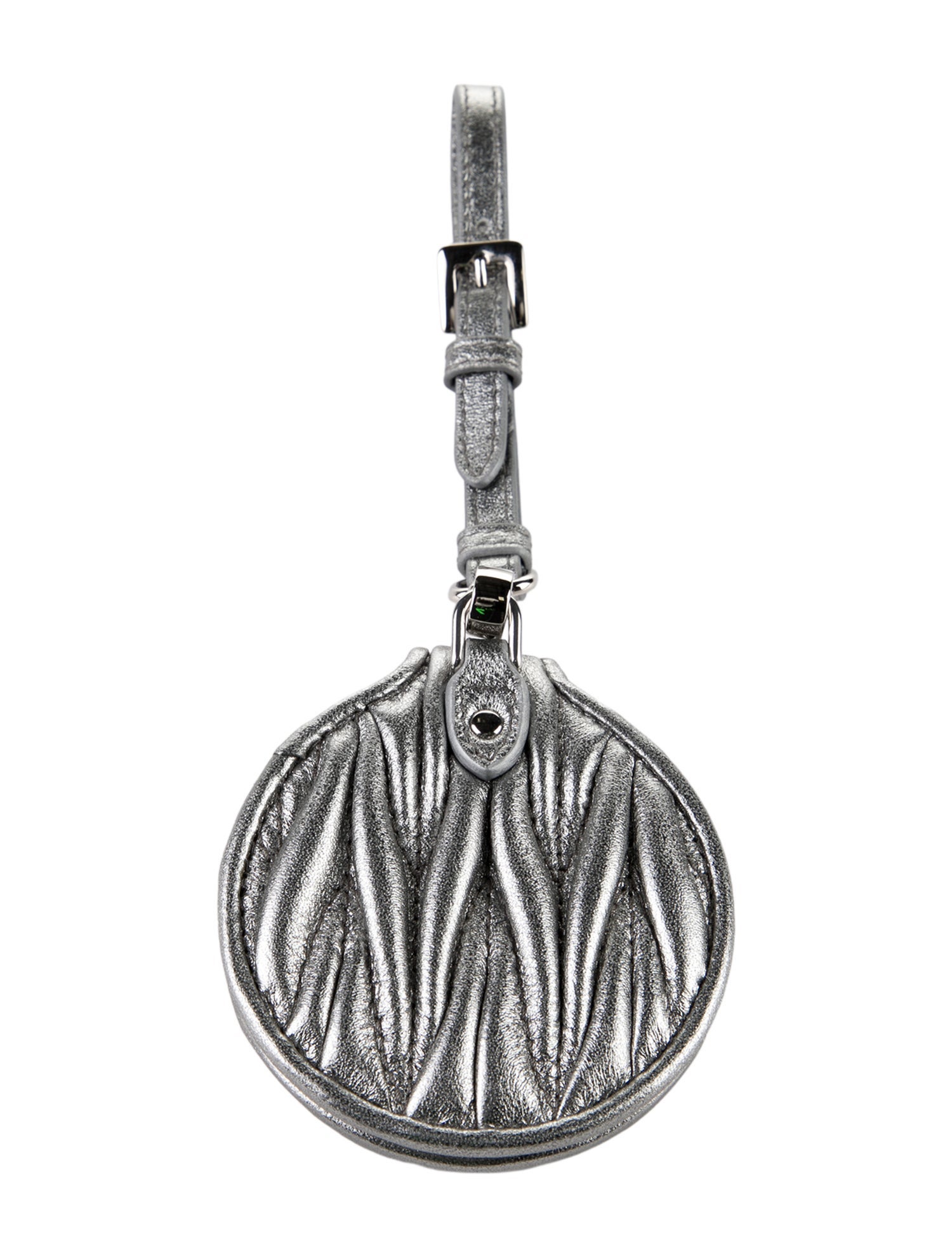 Miu Miu Leather Compact Mirror Bag Charm