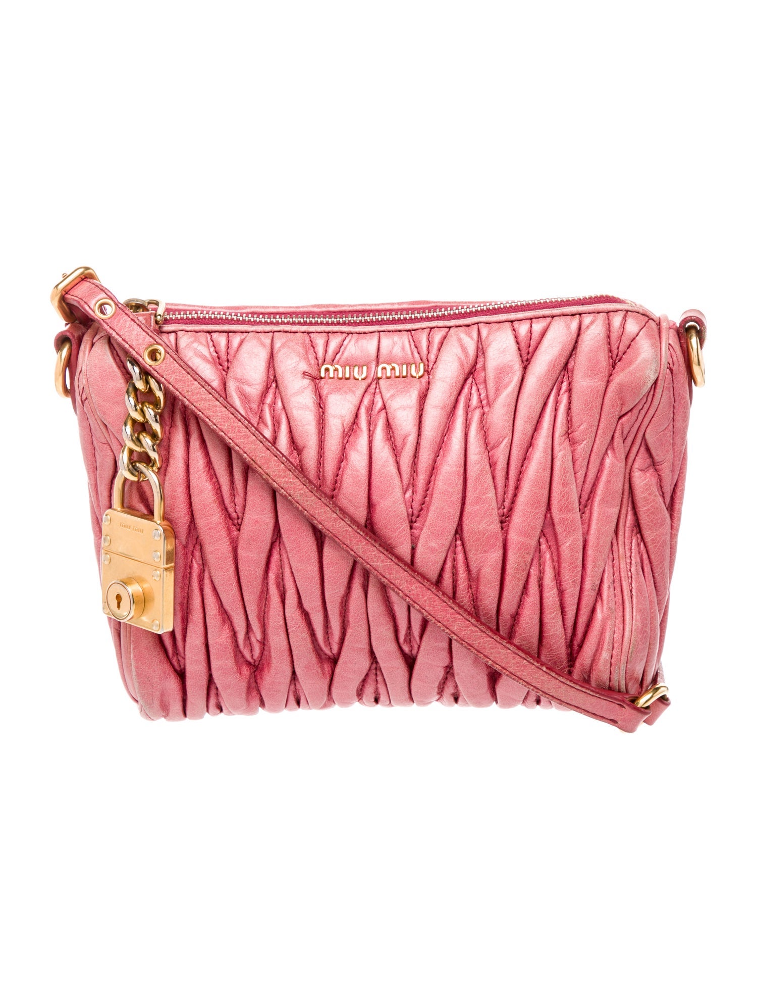 Miu Miu Leather Shoulder Bag
