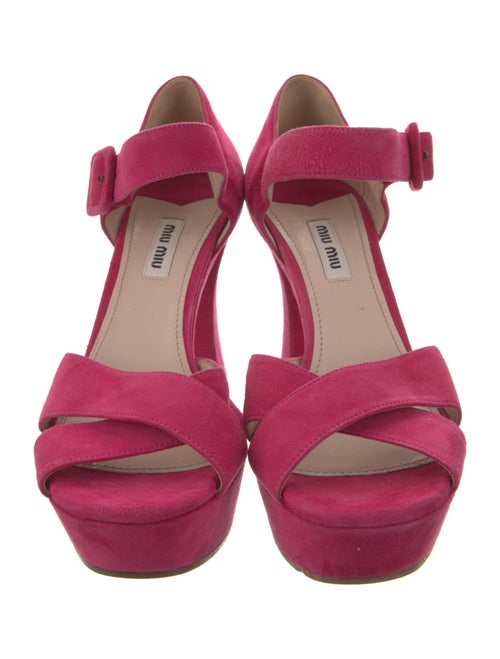 Miu Miu Suede Sandals