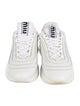 Miu Miu Leather Crystal Embellishments Chunky Sneakers
