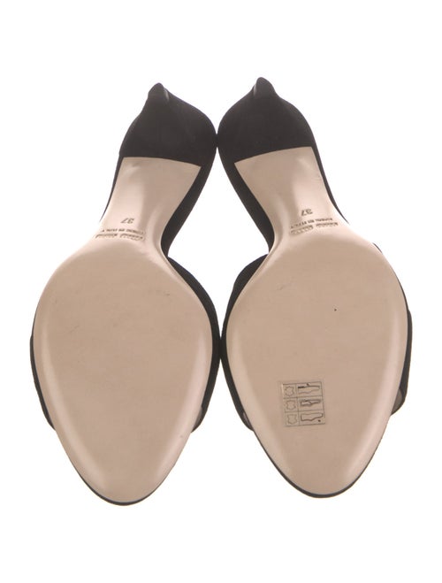 Miu Miu Suede Crystal Embellishments Slides